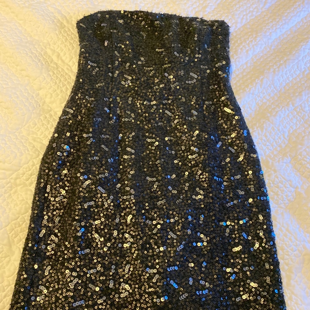 Banana Republic Black Sequin Dress